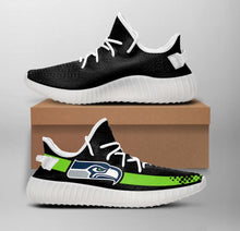 Load image into Gallery viewer, NFL Seattle Seahawks Like Yeezy Shoes Sneakers T1009-15