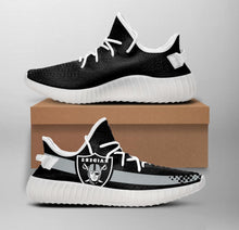 Load image into Gallery viewer, NFL Oakland Raiders Like Yeezy Shoes Sneakers T1009-19
