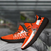 Load image into Gallery viewer, NFL Cleveland Browns Like Yeezy Shoes Sneakers T1010 - 02