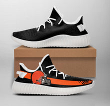 Load image into Gallery viewer, NFL Cleveland Browns Like Yeezy Shoes Sneakers T1009-04