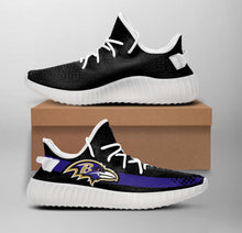 Load image into Gallery viewer, NFL Baltimore Ravens Like Yeezy Shoes Sneakers T1009-09