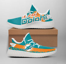 Load image into Gallery viewer, NFL Miami Dolphins Like Yeezy Shoes Sneakers T1010 - 02
