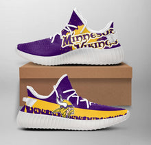 Load image into Gallery viewer, NFL Minnesota Vikings Like Yeezy Shoes Sneakers T1010 - 02