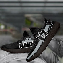 Load image into Gallery viewer, NFL Oakland Raiders Like Yeezy Shoes Sneakers T1010 - 02