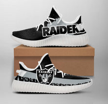 Load image into Gallery viewer, NFL Oakland Raiders Like Yeezy Shoes Sneakers T1010 - 02