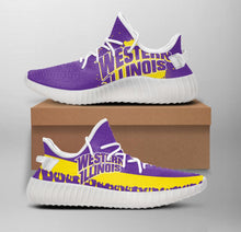 Load image into Gallery viewer, NCAA Western Illinois Leathernecks Like Yeezy Shoes Sneakers T1010 - 01