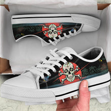 Load image into Gallery viewer, Sugar Skull Low Top Shoes L0910 001