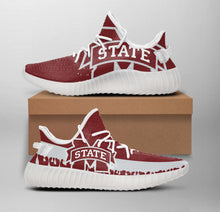 Load image into Gallery viewer, NCAA Mississippi State Bulldogs Like Yeezy Shoes Sneakers T1010