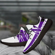 Load image into Gallery viewer, NCAA Northwestern Wildcats Like Yeezy Shoes Sneakers T1010 - 01