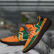 Load image into Gallery viewer, NCAA Miami Hurricanes Like Yeezy Shoes Sneakers T1010