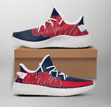 Load image into Gallery viewer, NCAA Ole Miss Rebels Like Yeezy Shoes Sneakers T1010 - 01