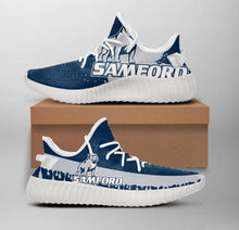 Load image into Gallery viewer, NCAA Samford Bulldogs Like Yeezy Shoes Sneakers T1010 - 01