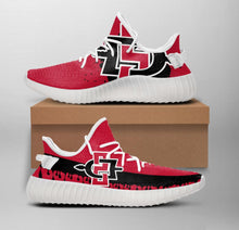 Load image into Gallery viewer, NCAA San Diego State Aztecs Like Yeezy Shoes Sneakers T1010 - 01