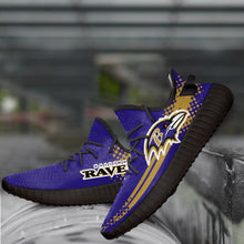Load image into Gallery viewer, NFL Baltimore Ravens Like Yeezy Shoes Sneakers T1010-23